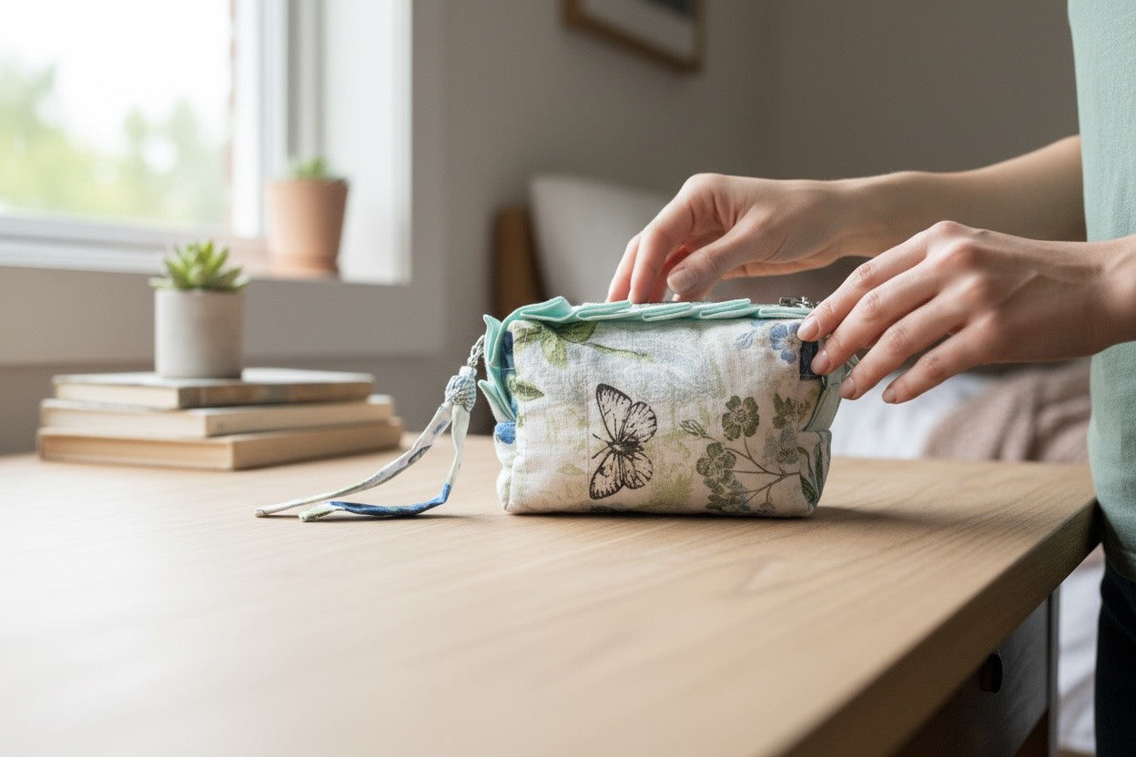 Handmade Sewn Multi-Purpose Mini Pouch