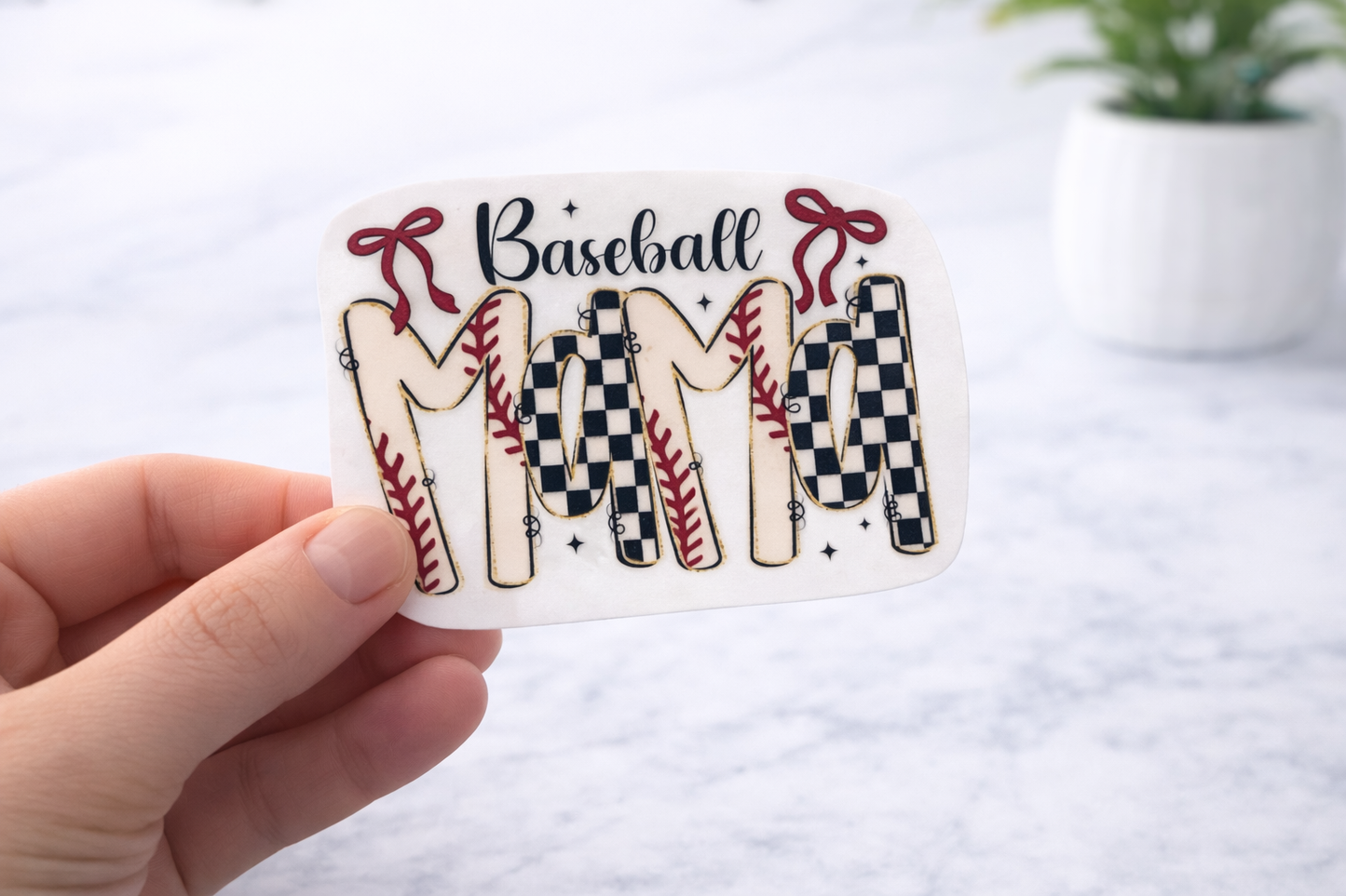 Baseball Mama - decal