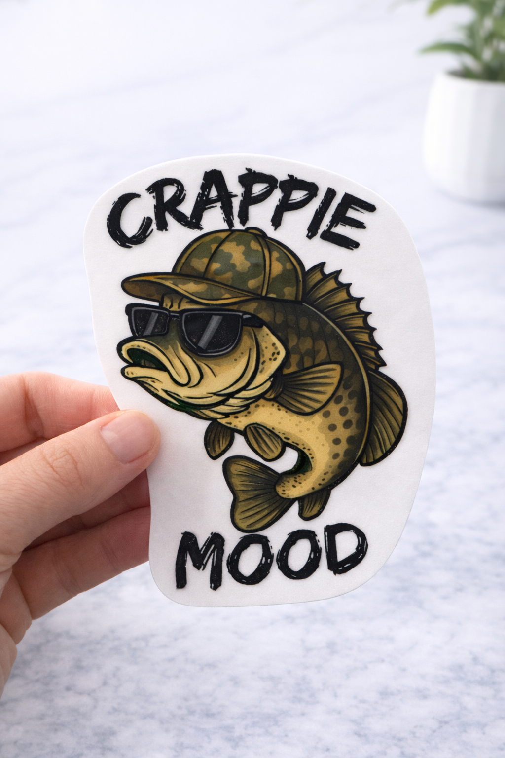 Crappie Mood - decal