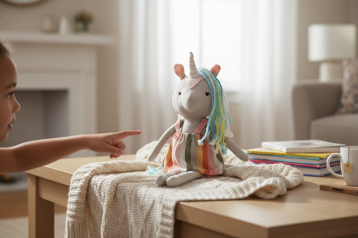 Handmade Sewn Stuffed Animals