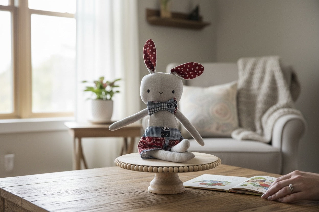 Handmade Sewn Stuffed Animals